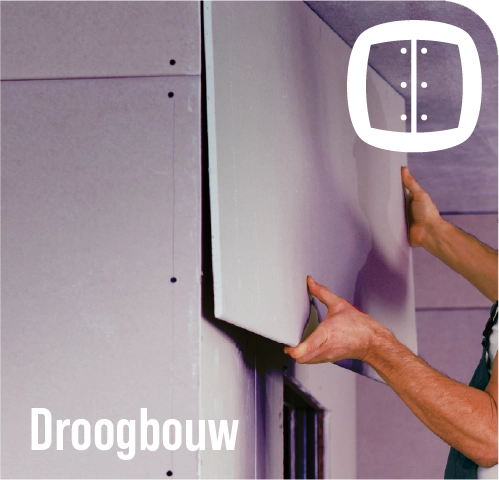 <p>Profielen en gipsplaten, bevestiging en afwerking: alles voor snelle en strakke opbouw van wand en plafond.</p>